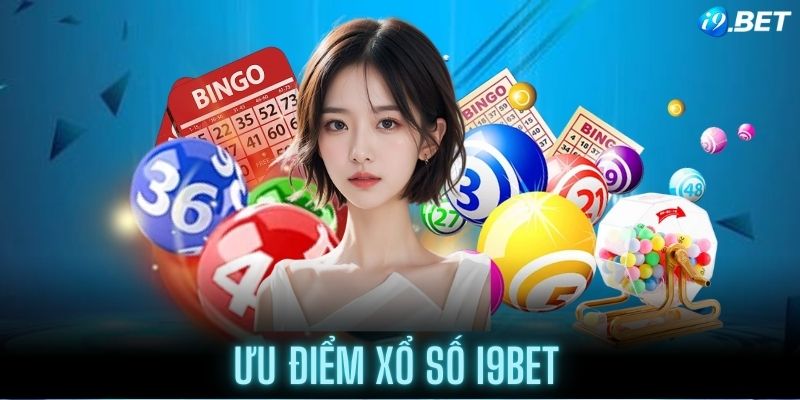 Giao diện Xổ Số tại i9BET với thiết kế đẹp mắt